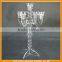 Acrylic tall floor standing 5 arm candelabra for wedding