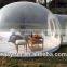 Factory price transparent camping lodge inflatable bubble tent with tunnels for rent / sale