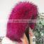 FIF-RC-40 Big Raccoon Fur Collar for Women Winter Jacket/Parka/Coat Detachable Real Fur Trim for Hood