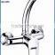 Classic single whole zinc handle brass body kitchen faucet decked chrome plating kitchen mixer