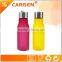 Custom logo 400ml frosted plastic sport water bottle