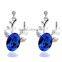Hallowmas Colorful Stone Earrings Accessory Finest Deer Animal Stud Earrings For Western People