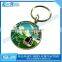 Customized enamel logo bicycle brand keychain