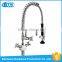 wholesale OEM&ODM 304 stainless steel Brushed Pull Out Commercial Pre-rinse Units kitchen faucet