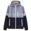 Nylon coaches jackets lightweight windbreaker jacket with printed logo & sublimation printed lining waterproof nylon jackets