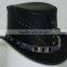 Top Hat, Steampunk, Goth, Grunge, Genuine Leather