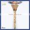 Wholesale elegant hanging gold rim glass wine glass with high-grade base for wendding party