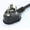 Electrical Plug Type and Electric wire 10A 3 flat pin ac power cord plug with China plug round head Electric ac power plug