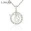I Love You To The Moon And Back 925 Sterling Silver Necklace Pendant