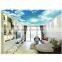 Embossed Living Room Design 3d stretch ceiling panel