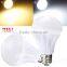 110V E27 7W plastic led globe bulbs solor energy saving lamp