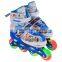 Buy inline skates adjustable four wheel machine moving roller skate for kids with light