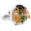 cheap promotion gifts mens make custom metal cufflinks