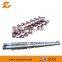 DesignConical Twin Screw Barrel / PVC Pipe Twin Screw for Extrusion plastic Machinery