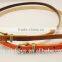 good quality of thin fashion belt with Pu leather