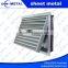 aluminium louver panel cutting stamping punching