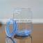 Wholesale storage glass jar with different sizes storage bottle with glass lid