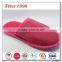 Red cheap Terry women slippers for hotel,spa,airplane