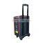 Wooden outdoor digital trolley bluetooth speaker
