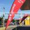 High quality fiber glass pole used car shop advertising flag banner