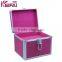 Keifai Customizable Portable Purple Plain PVC Custom Jewelry Box