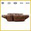 Classical Western Style Brown PU Men Waist Bag for Cycling, Running