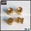 threaded insert brass nut for injection-molded plastic