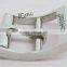 UK custom high quality shiny silver adjustable pin buckle