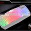 Latest Neon Light Transparent Plastic Gaming Computer Keyboard