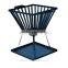 Outsunny 20" Cast Iron and Steel Outdoor Fire Pit Basket - Black