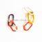 Custom Cheap Metal Oval Rings , Colorful Rings For Belt