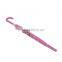 Lovely flower pattern pink color dots children umbrella