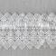 good looking 13cm white polyester embroidery french lace
