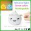Newest silicone colorful waterproof light rechargeable color changeable light