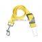 Long nylon wholesale dog leash/dog safety belts/nylon pet car protector