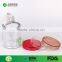 Empty PET jar clear plastic cylinder storage container