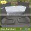 Garden furniture rattan gazebo with waterproof fabric