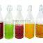 Glass bottle water glass jar with locking lid