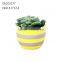 Nordic Marble like lines concrete flower pot plant pot plowerpot