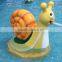 Fiberglass conch statue for water playground park