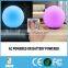 Remote controlled led balls RGB color changing Led glowing balls