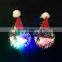 christmas lighted children battery earrings