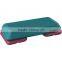 Adjustable plastic fitness gym aerobic step