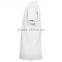Shanghai maufacture white short sleeve round collar cotton T-shirt