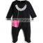 Newborn Baby Clothes Pearl Necklace And Purse Graphic Baby Bodysuit Baby Girls Romper Kids Clothing 2016 HSD5621