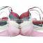 New! Perfect shape coverage bra/lace-trim bra