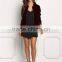 MGOO Imported Latest New Design Cheap Price Zip Up Corduroy Bomber Jackets or Women Zip Up Long Sleeves