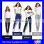 China wholesale Ladies High Quality Slim Fit Pants Womens Casual Sport Pants 2015
