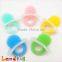 BPA Free Teething Necklace Pandent Teether Baby Finger Silicone Pacifier Ring