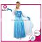 New style frozen princess elsa dress wholesale cosplay costume blue dress for adults